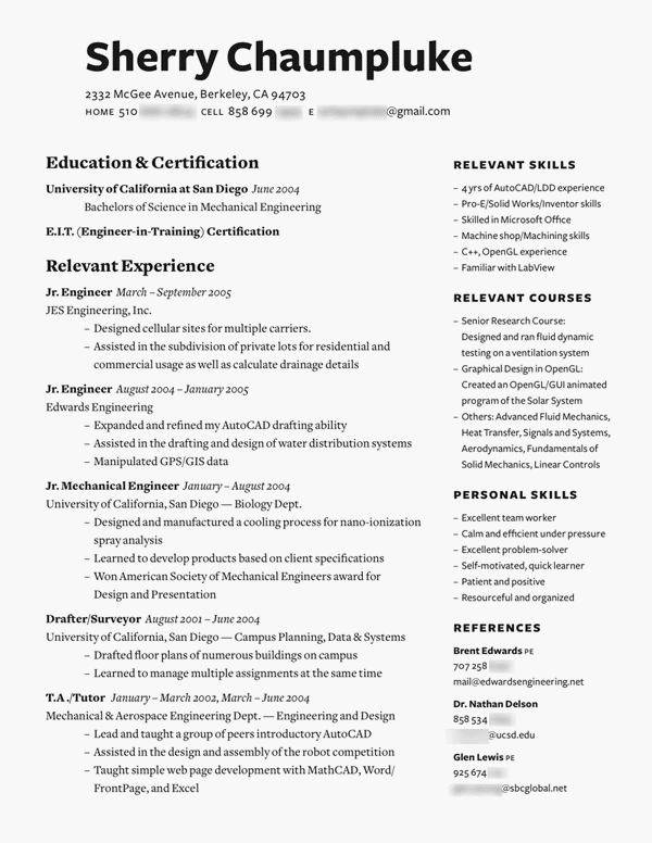 resume format template. format of resume.