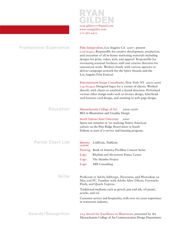 good resume examples 2011. CV Design And Samples