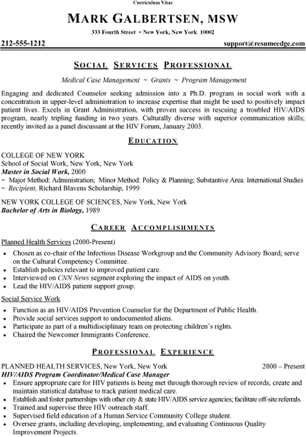 english cv samples. curriculum vitae sample