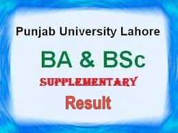 Punjab University BA/BSc Supplementary Result 2012