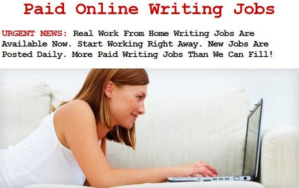 writing jobs from home in lahore