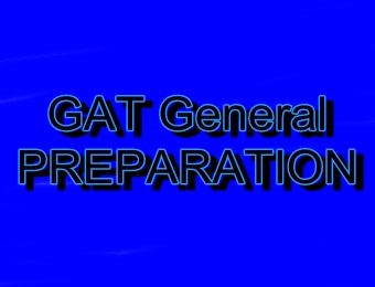 GAT Test Preparation MCQs with Answers