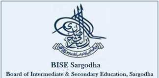Sargodha Board Inter Date Sheet 2020 11th, 12th Class