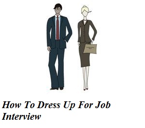 dress up for job interview