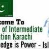 BIEK Karachi Board Inter Date Sheet 2020 Part 1, 2