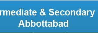 BISE Abbottabad Board SSC 9th, 10th Class Date Sheet 2020
