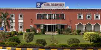 National Textile University Faisalabad Admission 2014 in Post Graduate