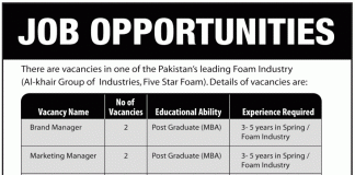 Al-Khair group five star foam jobs 2013