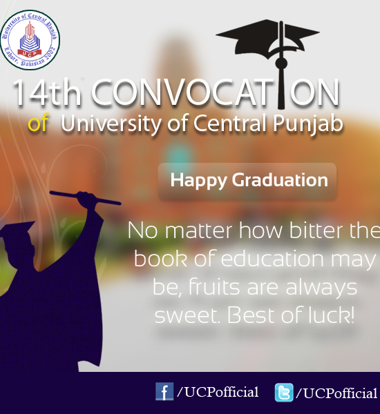 UCP 14th Convocation 2013