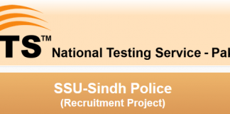 SSU Sindh Police NTS Test 2017 Date, Roll No Slips Download