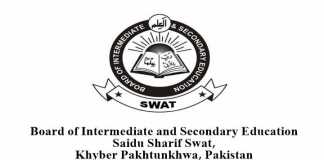 BISE Swat Board Inter Result 2018 Part 1, 2 FA FSC Results