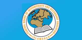 FBISE Federal Board Inter Part 1, 2 Supplementary Date Sheet 2018 HSSC