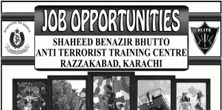 Sindh Police Constable Jobs 2015 Anti Terrorism Training Centre Razzakabad