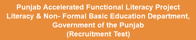 Literacy and Non Formal Basic Education NTS Test Result 2015 Answer Keys