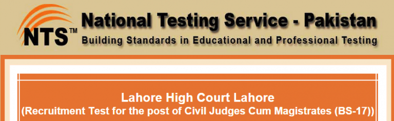 Lahore High Court Test Result 2025 Stenographer