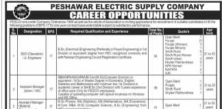 PESCO Jobs 2015 KPK