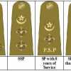 Pakistan Police Officer Ranks Badges With Grades