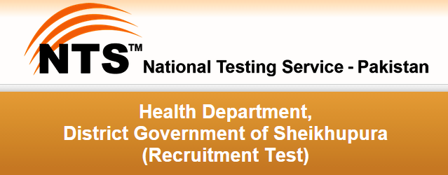 Health Department Sheikhupura NTS Test Result 2015 Computer Operator, Stenographer