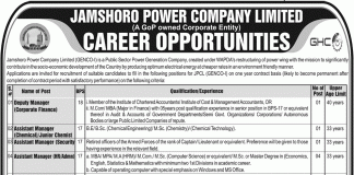 Jamshoro Power Company JPCL GENCO Jobs 2015 NTS Form Download Eligibility