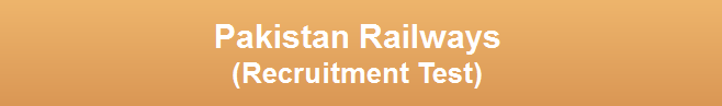 Pakistan Railways Jobs NTS Test Date 2015 Roll No Slips Download