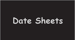 Federal Board SSC Matric Supplementary Date Sheet 2026 Federal Board SSC Matric Supplementary Date Sheet 2019