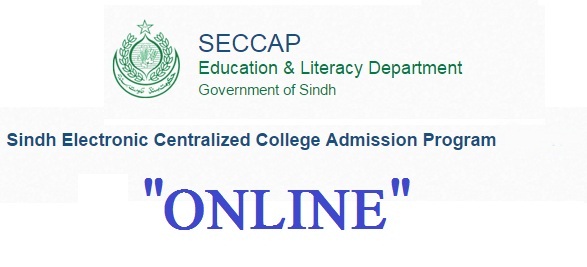 Sindh E-centralized College Admission Program SECCAP 2021