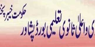 Peshawar Board 9th, 10th Class Roll Number Slip 2020