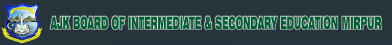 AJK Board 1st Year, 2nd Year Date Sheet 2025 FA, FSc