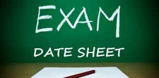 Bannu Board Intermediate Date Sheet 2020 1st Year, 2nd Year