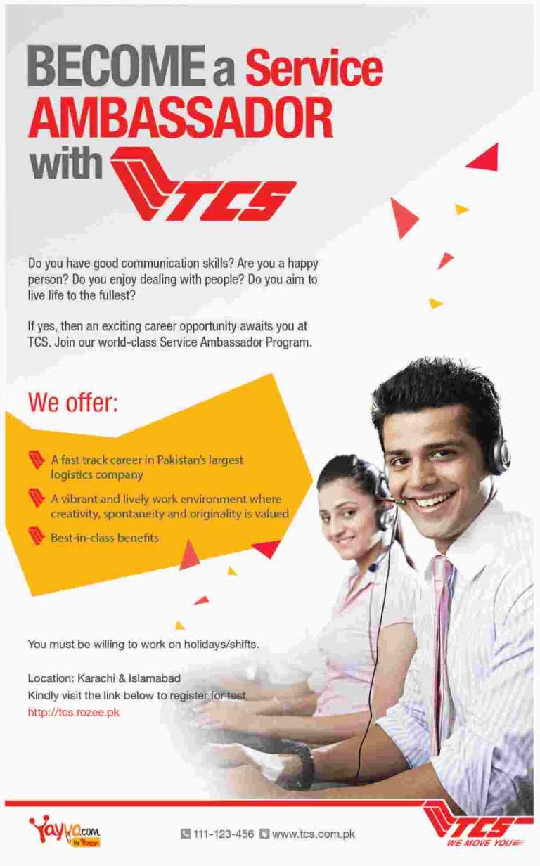 TCS Pakistan Jobs 2016 Apply Online Karachi, Islamabad, Lahore