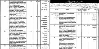 Health Department City District Govt Lahore Jobs 2016 Application Form Last Date