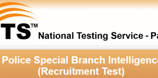 Punjab Police Special Branch NTS Test Syllabus For Intelligence Operator
