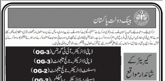 State Bank Of Pakistan SBP Assistant Director Jobs 2016 Apply Online Form Last Date
