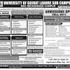 University of Gujrat Lahore Campus Admission 2017 Form BBA, BS, MBA, MS