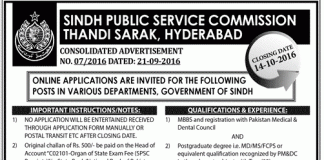 SPSC Specialist Cadre Doctor Jobs 2016 Apply Online Application Form, Last Date