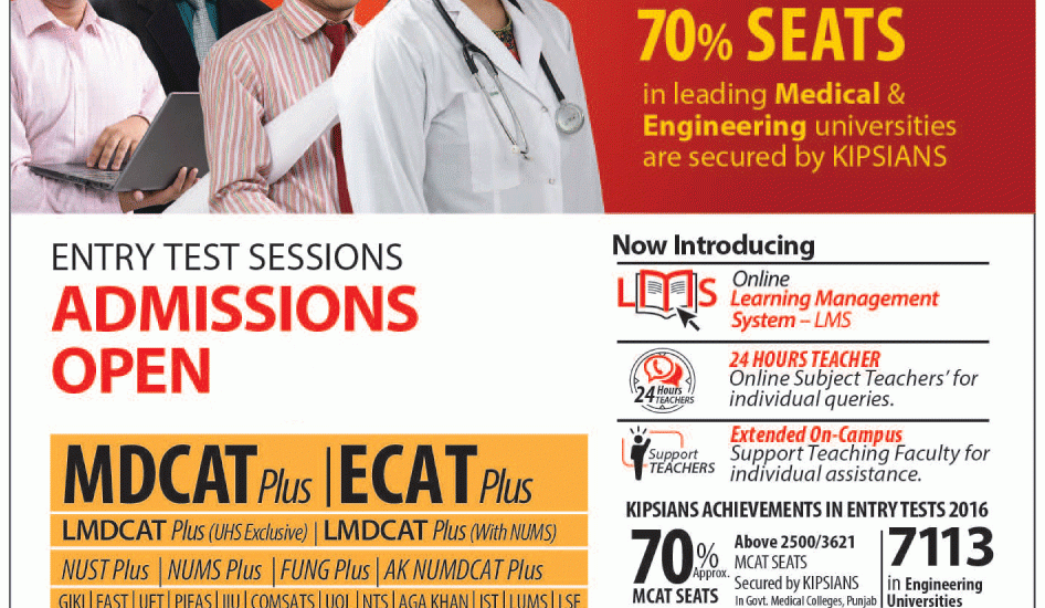 KIPS Entry Test Preparation 2019