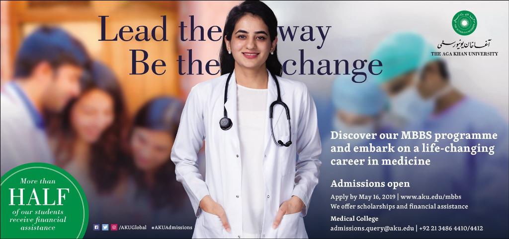 Aga Khan University AKU MBBS Admission 2019 Apply Online Form Date