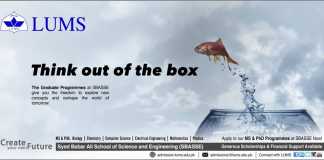 LUMS MS, PhD Admissions