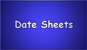 10th Class Date Sheet 2018 All Boards Download Online