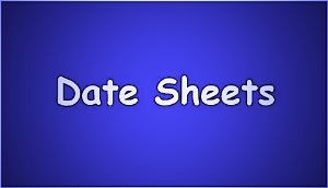 2nd Year Date Sheet 2019 All Board Download Online