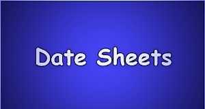 Abbottabad Board 5th And 8th Class Date Sheet 2019