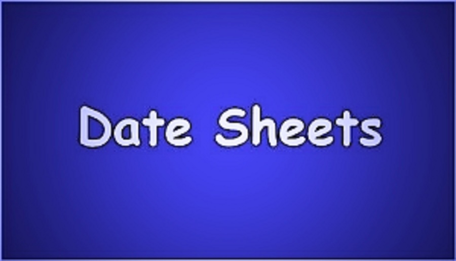 Sindh Board Matric Date Sheet 2022