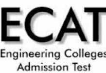 ECAT Syllabus 2020 PDF Download Online