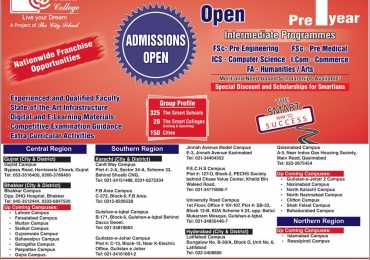 The Smart College Pre 1st Year Admission 2018 Form Fee Contact