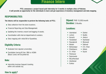 PTCL One Year Internship Program 2019 Apply Online