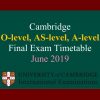 CAIE Timetable 2019 Pakistan May June