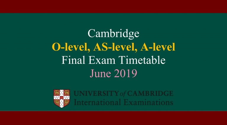 CIE Date Sheet 2025 Pakistan A-Levels Timetable
