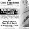 Chand Bagh School Muridke Admission 2020 Form