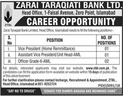 Ztbl Application Form Download, Zarai Taraqiati Bank Ztbl Jobs 2019 Online Apply, Ztbl Application Form Download