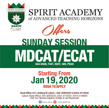 Spirit Academy MCAT, ECAT Entry Test Preparation 2020 Fee, Notes